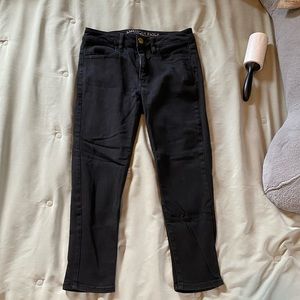 Black jegging Capri